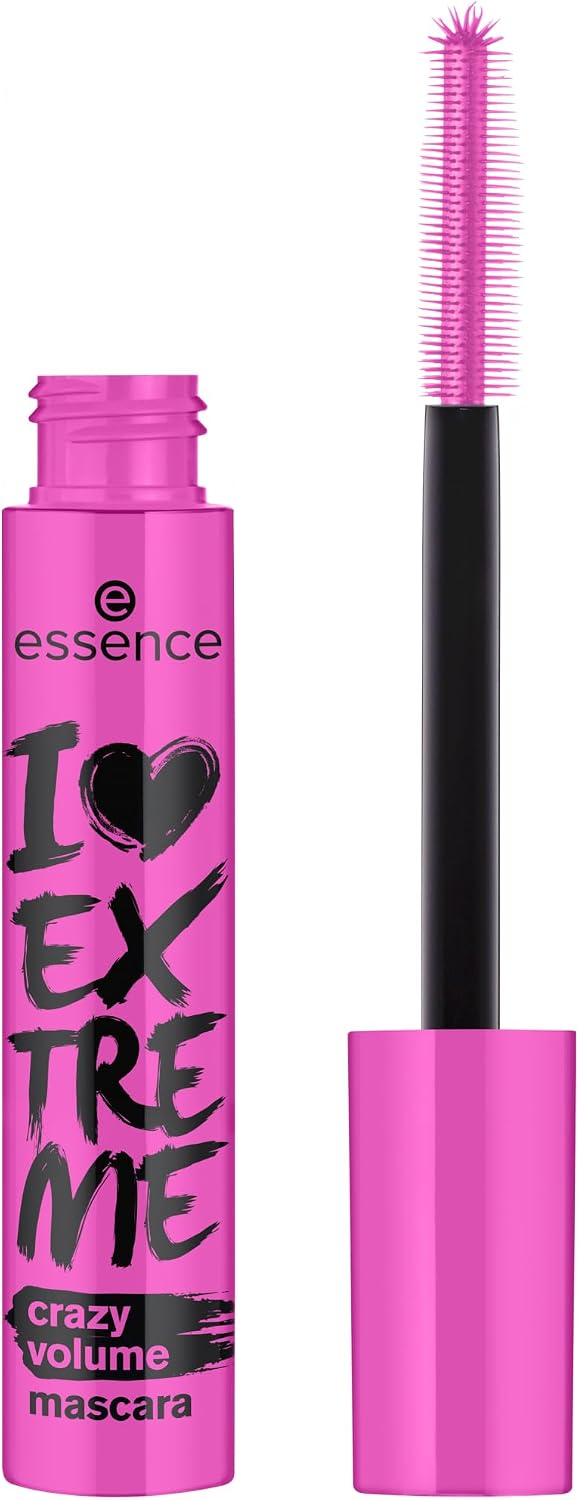 Essence - I Love Extreme Crazy Volume Mascara | Extreme Volume, Curling, Lengthening, Long-Lasting