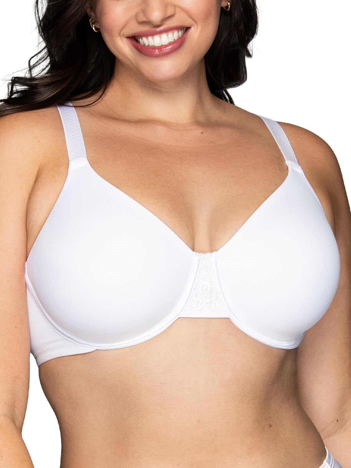 Vanity Fair Women's Beauty Back Smoothing Minimizer Bra, Minimizes Bust Line up to 1.5", Non Padded Cups up to H