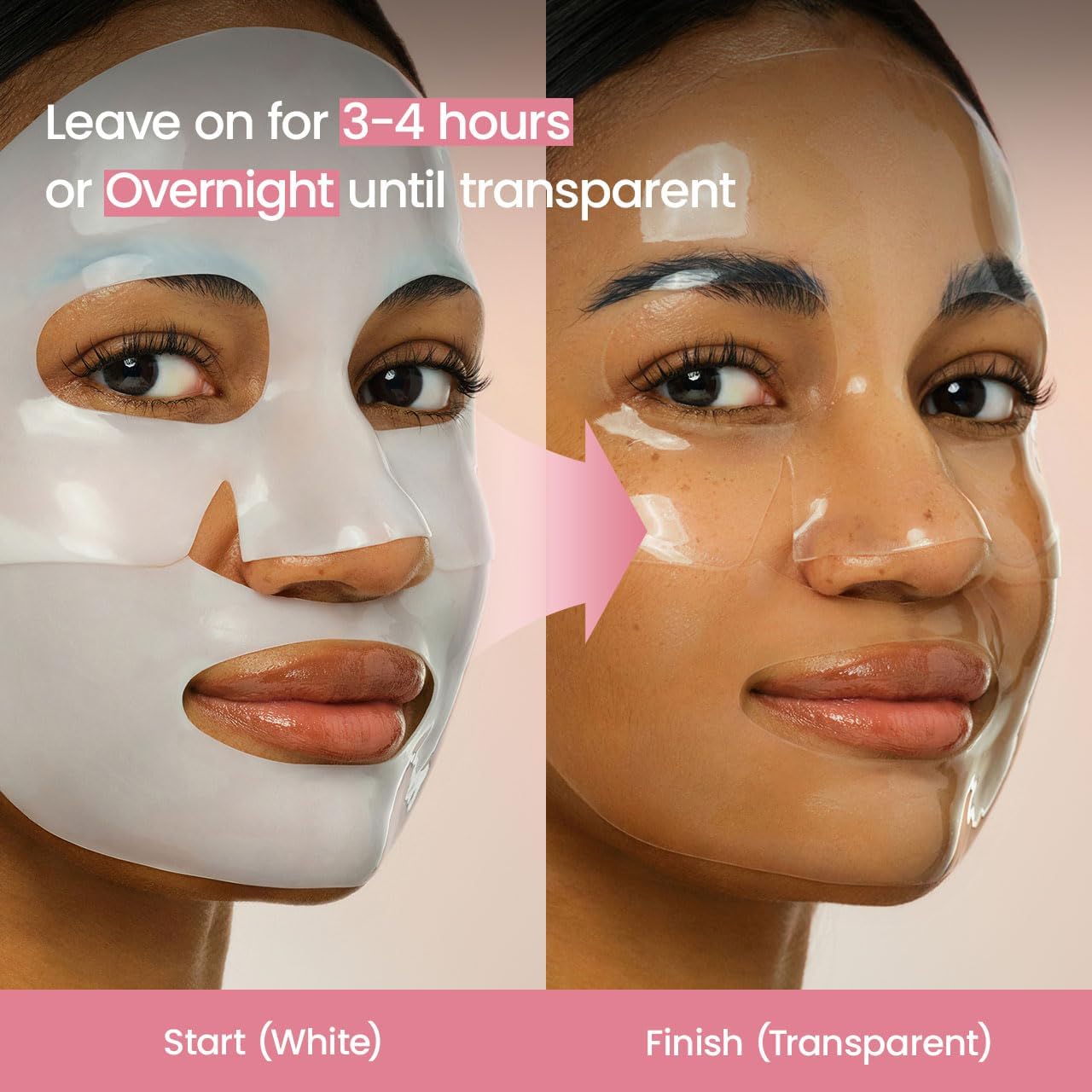 BIODANCE Bio-Collagen Real Deep Mask – Hydrogel Face Mask with Collagen, Overnight Hydrating Treatment, Pore Care & Elasticity, K-Beauty, 4 Masks