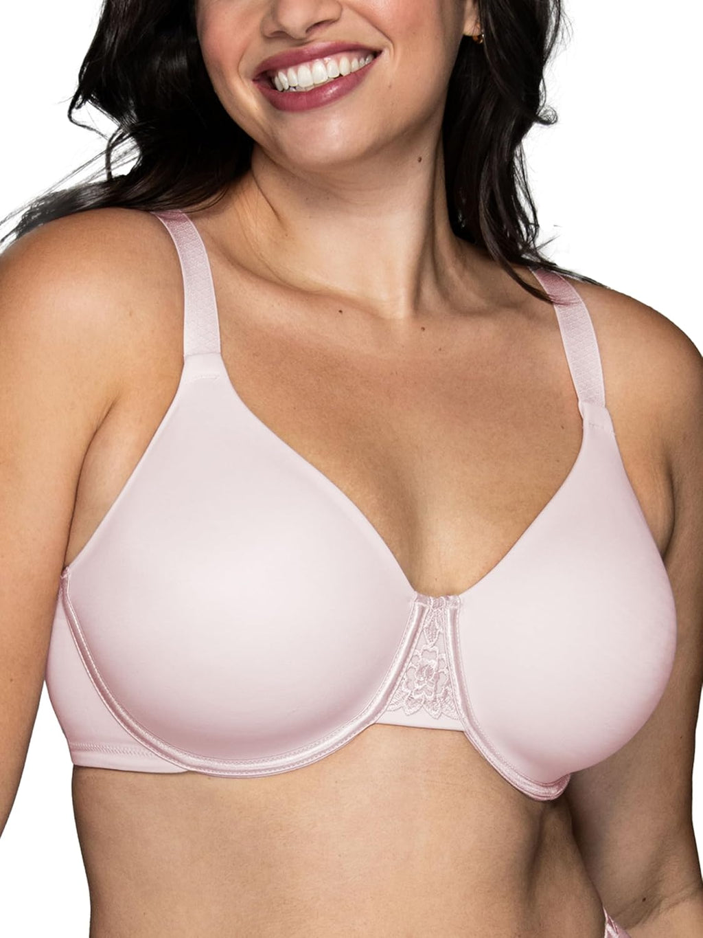 Vanity Fair Women's Beauty Back Smoothing Minimizer Bra, Minimizes Bust Line up to 1.5", Non Padded Cups up to H