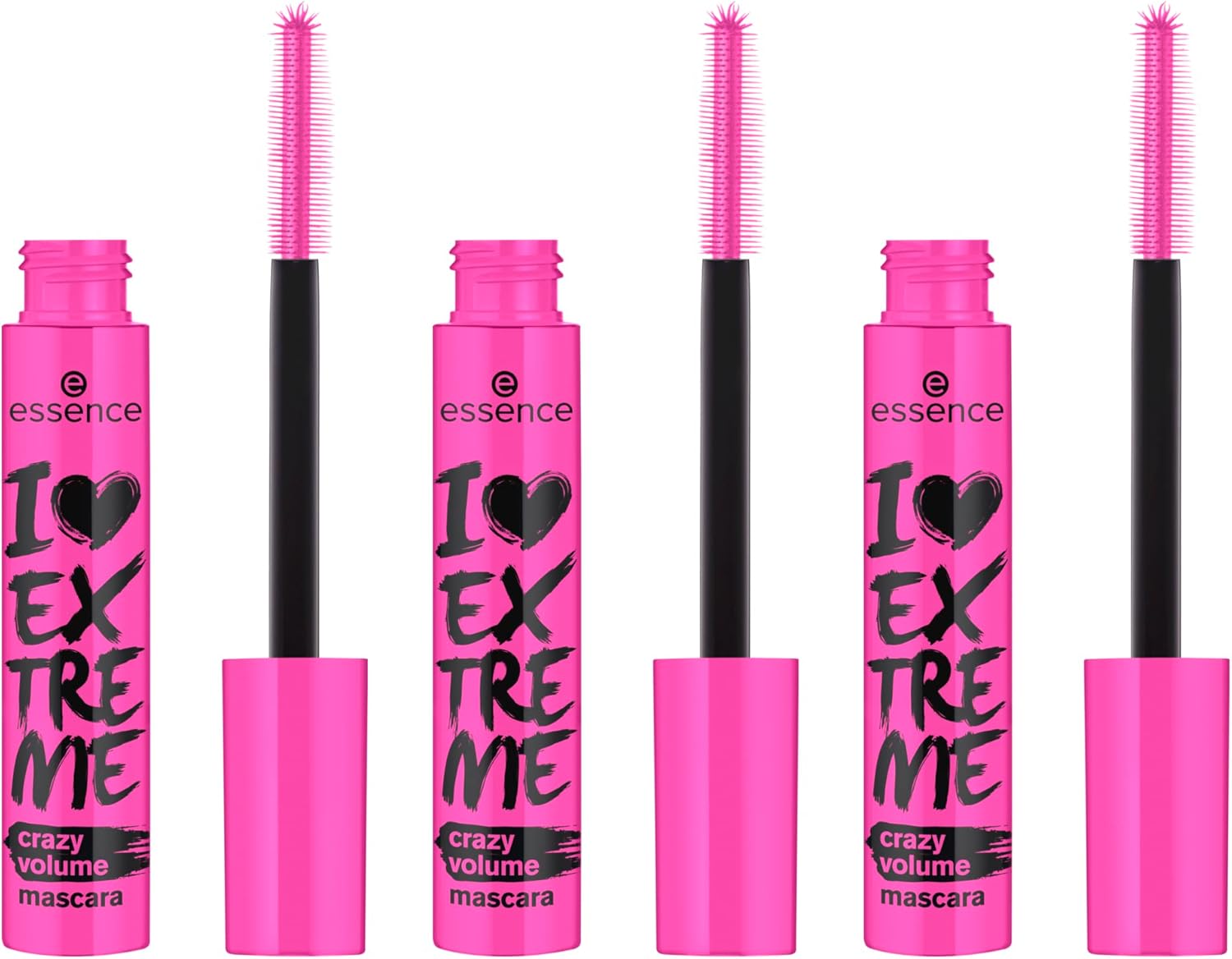 Essence - I Love Extreme Crazy Volume Mascara | Extreme Volume, Curling, Lengthening, Long-Lasting