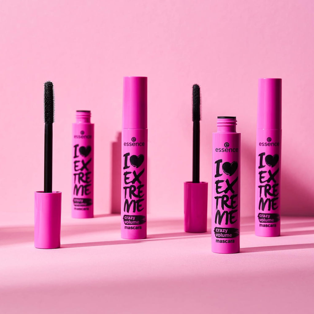 Essence - I Love Extreme Crazy Volume Mascara | Extreme Volume, Curling, Lengthening, Long-Lasting