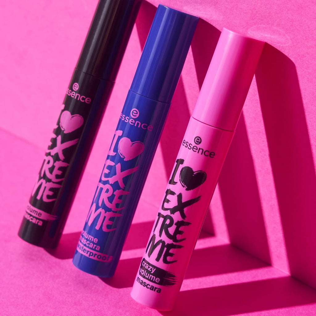 Essence - I Love Extreme Crazy Volume Mascara | Extreme Volume, Curling, Lengthening, Long-Lasting