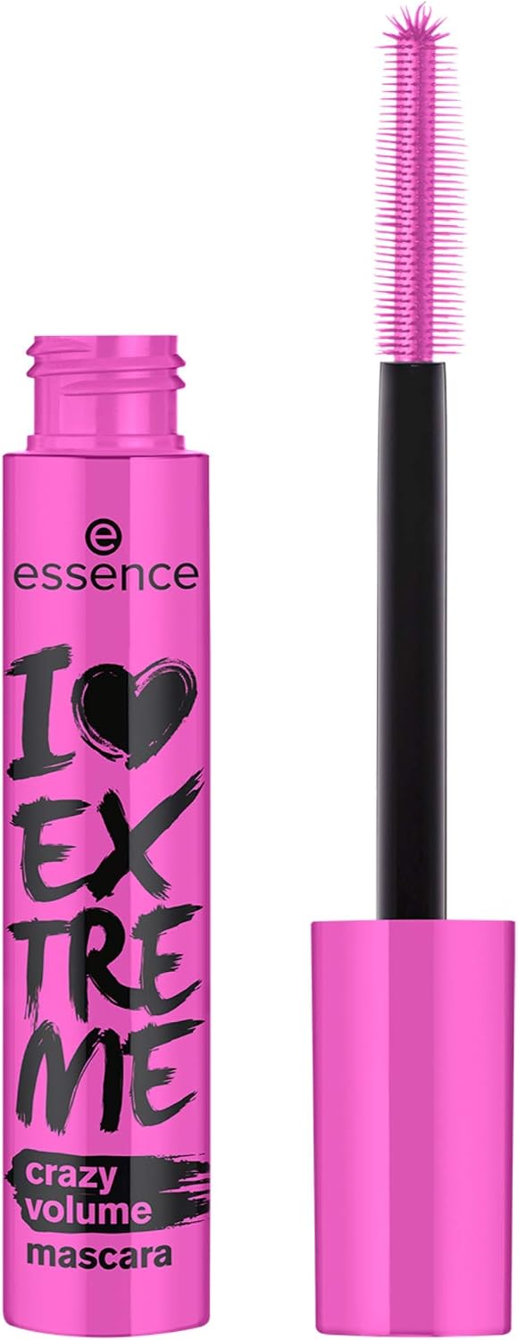 Essence - I Love Extreme Crazy Volume Mascara | Extreme Volume, Curling, Lengthening, Long-Lasting
