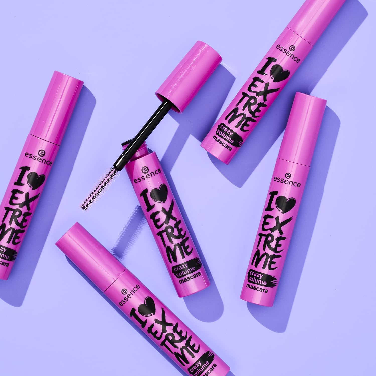 Essence - I Love Extreme Crazy Volume Mascara | Extreme Volume, Curling, Lengthening, Long-Lasting