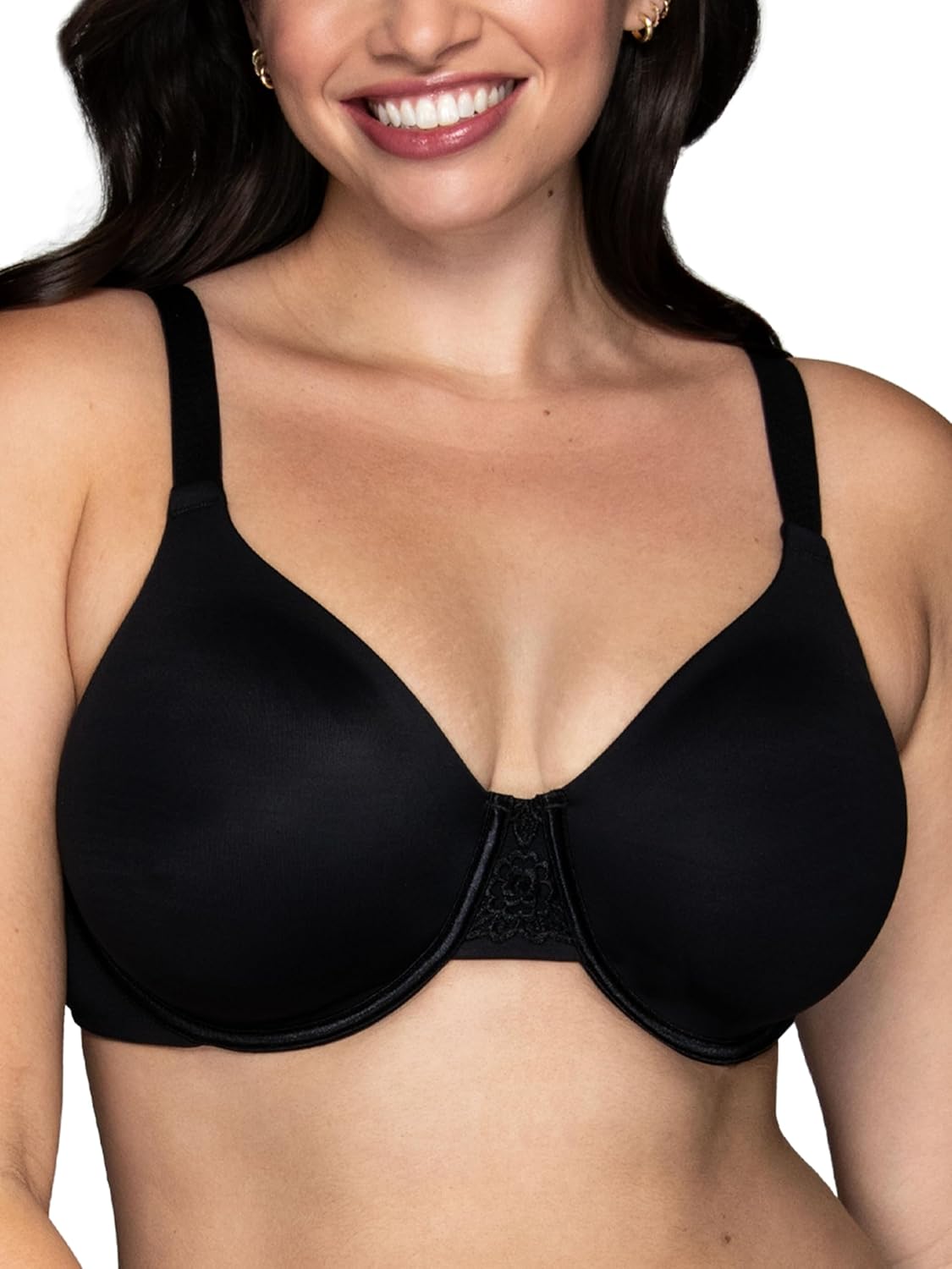Vanity Fair Women's Beauty Back Smoothing Minimizer Bra, Minimizes Bust Line up to 1.5", Non Padded Cups up to H