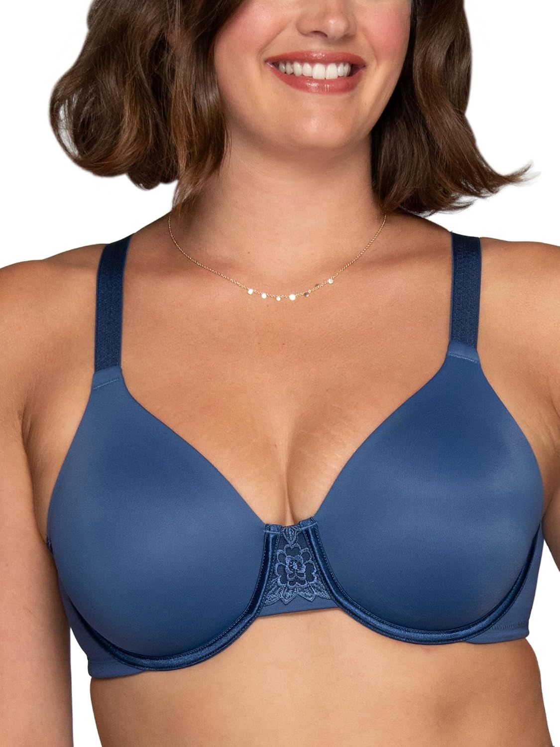 Vanity Fair Women's Beauty Back Smoothing Minimizer Bra, Minimizes Bust Line up to 1.5", Non Padded Cups up to H