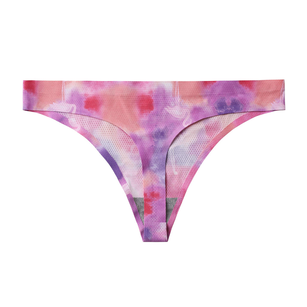 Voenxe Seamless Women Thong Underwear – 5 Pack | No-Show, Breathable Mesh Panties, Soft Low Rise Cut for Sports & Everyday Wear