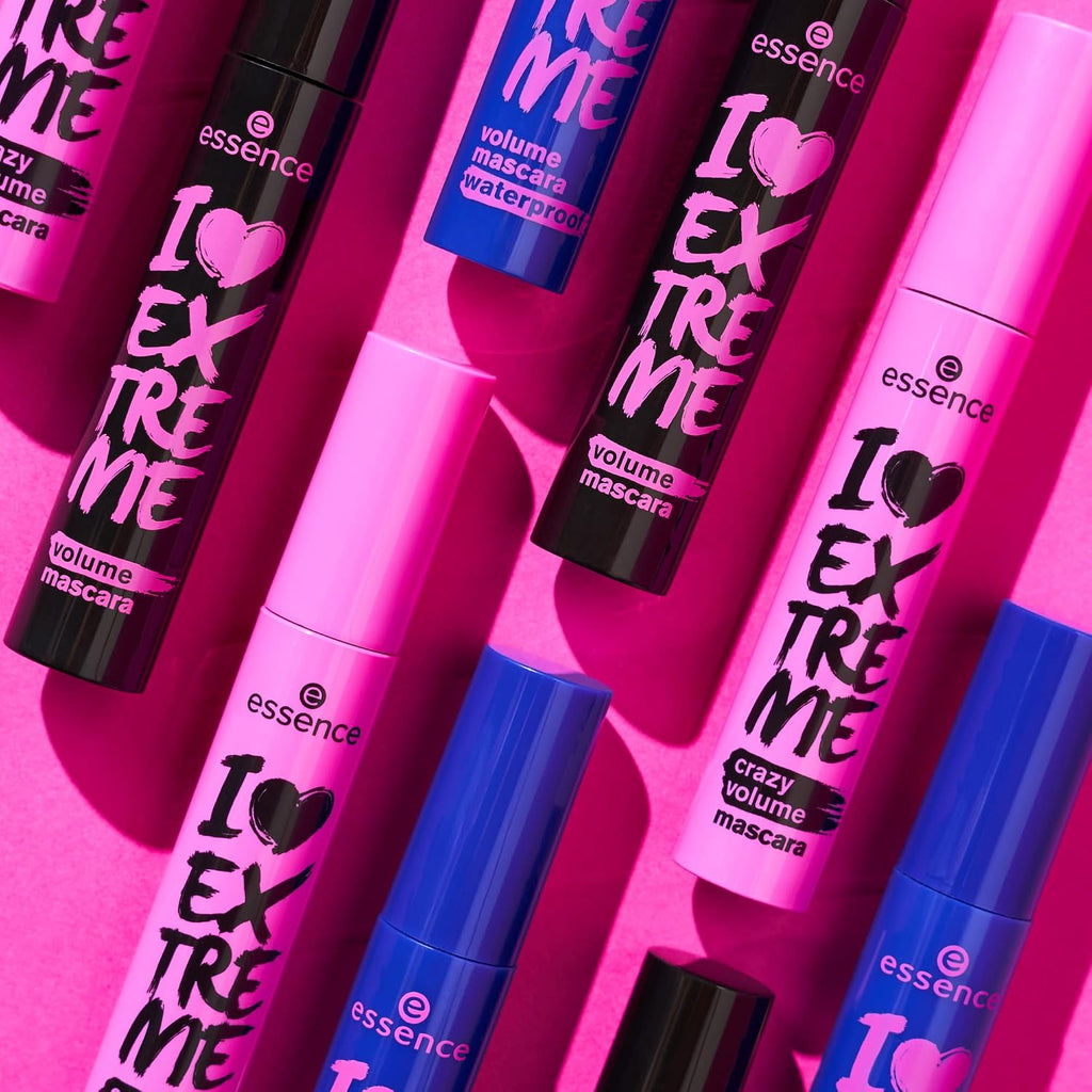 Essence - I Love Extreme Crazy Volume Mascara | Extreme Volume, Curling, Lengthening, Long-Lasting